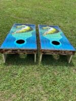 Bass and Lure Cornhole Board Set - Image 2