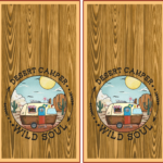 Camping #2 Cornhole Board Set