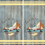 Camping #4 Cornhole Board Set
