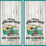 Camping #7 Cornhole Board Set