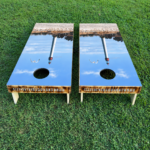 Cape May Lighthouse #1 Cornhole Board Set - Image 2
