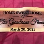 Custom Engraved Cedar Sign - Image 2