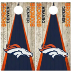 Denver Broncos Cornhole Board Set