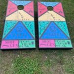Drinking Game Cornhole Board Set