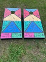 Drinking Game Cornhole Board Set