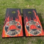 Fire Department Cornhole Board Set