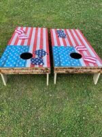 US Flag #1 Cornhole Board Set - Image 2