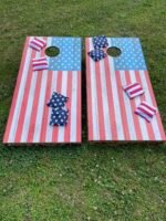 US Flag #1 Cornhole Board Set