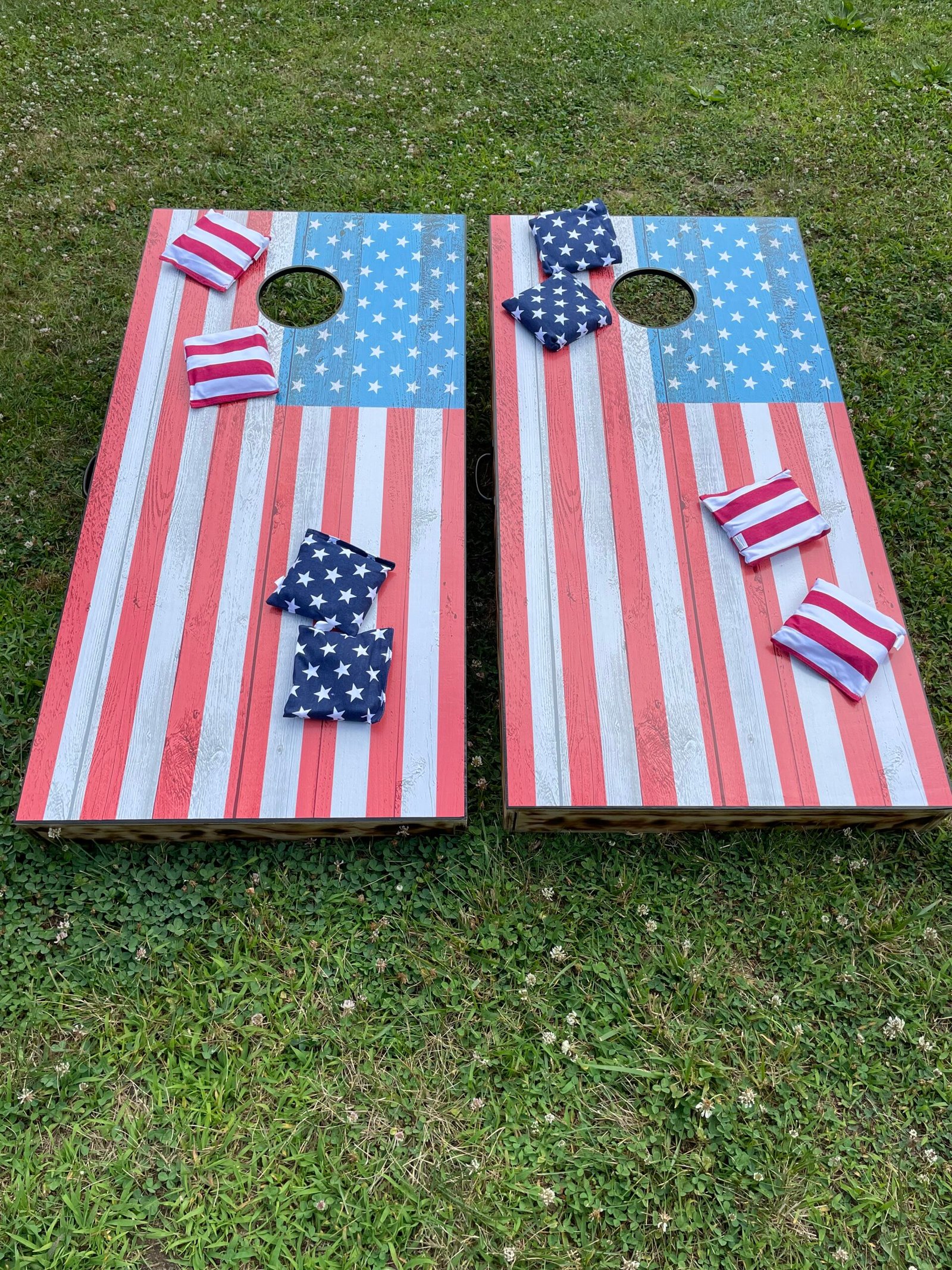 Flag and Bags US Flag #1 Cornhole Board Set - Image 1