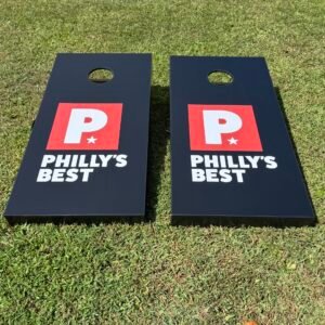 Custom Designed Company Logo #3 Cornhole Board Set