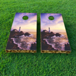 Portland, Maine Lighthouse Cornhole Board Set