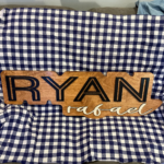 Large Wooden Custom Name Sign