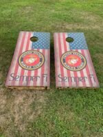 US Marines/Semper Fi Cornhole Board Set - Theme 2
