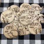 First Year Wooden Milestone Markers - animals