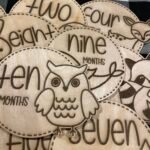 First Year Wooden Milestone Markers - animals - Image 2