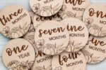 First Year Wooden Milestone Markers - Image 3