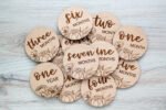 First Year Wooden Milestone Markers - Image 5