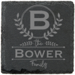 Custom Monogram Coaster Set - Image 4