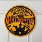 Door Hanger - Happy Halloween Haunted House