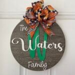 Door Hanger - Monogram & Last Name