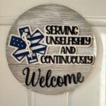 Door Hanger - Serving Unselfishly and Continuously, EMS