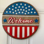 Door Hanger - Patriotic Welcome