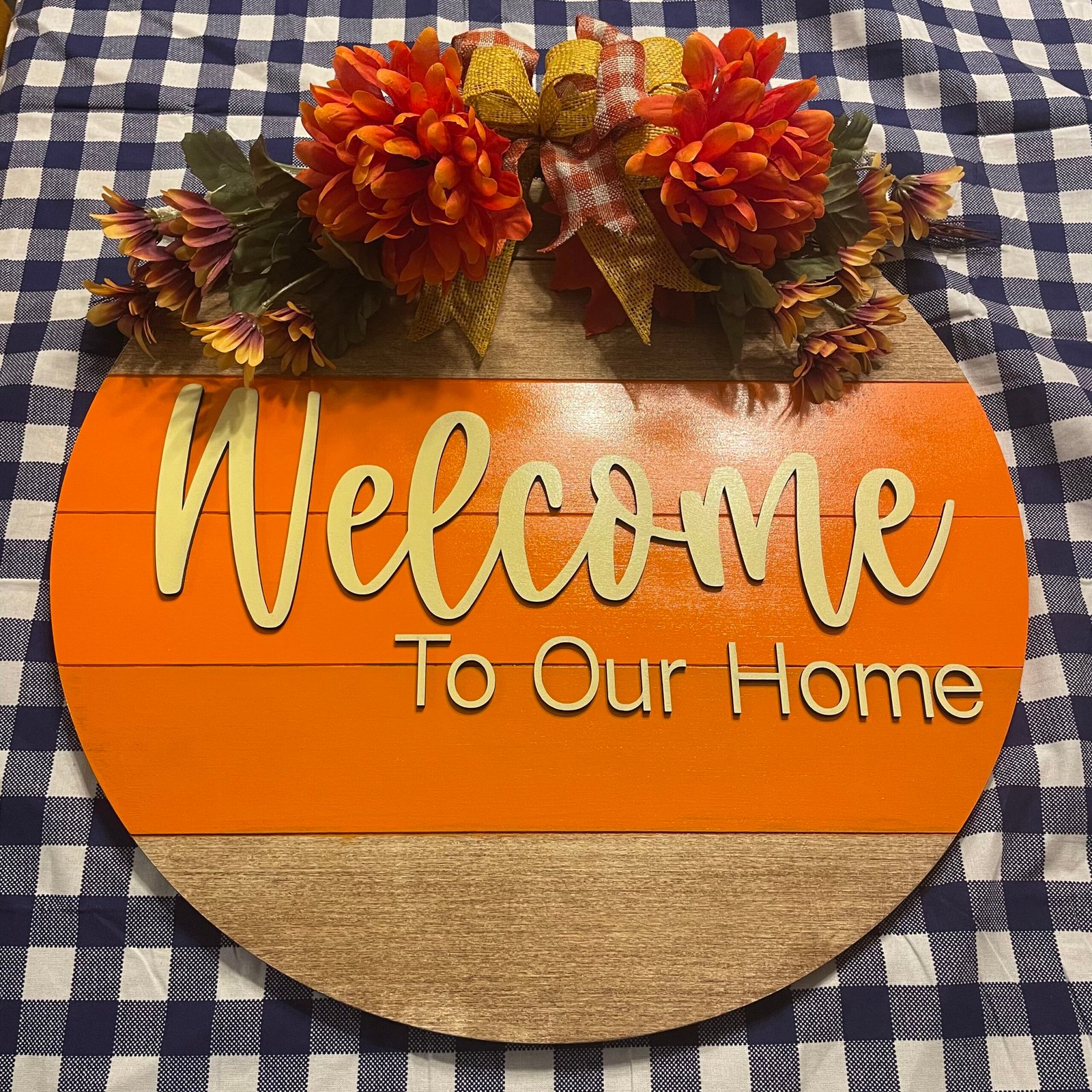 DH Welcome to Our Home Door Hanger - Welcome to Our Home - Image 1