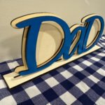 Dad Text Photo Frame - Image 3