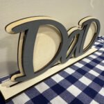 Dad Text Photo Frame - Image 5