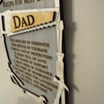 Dad's Best Recipe Sign - Image 2