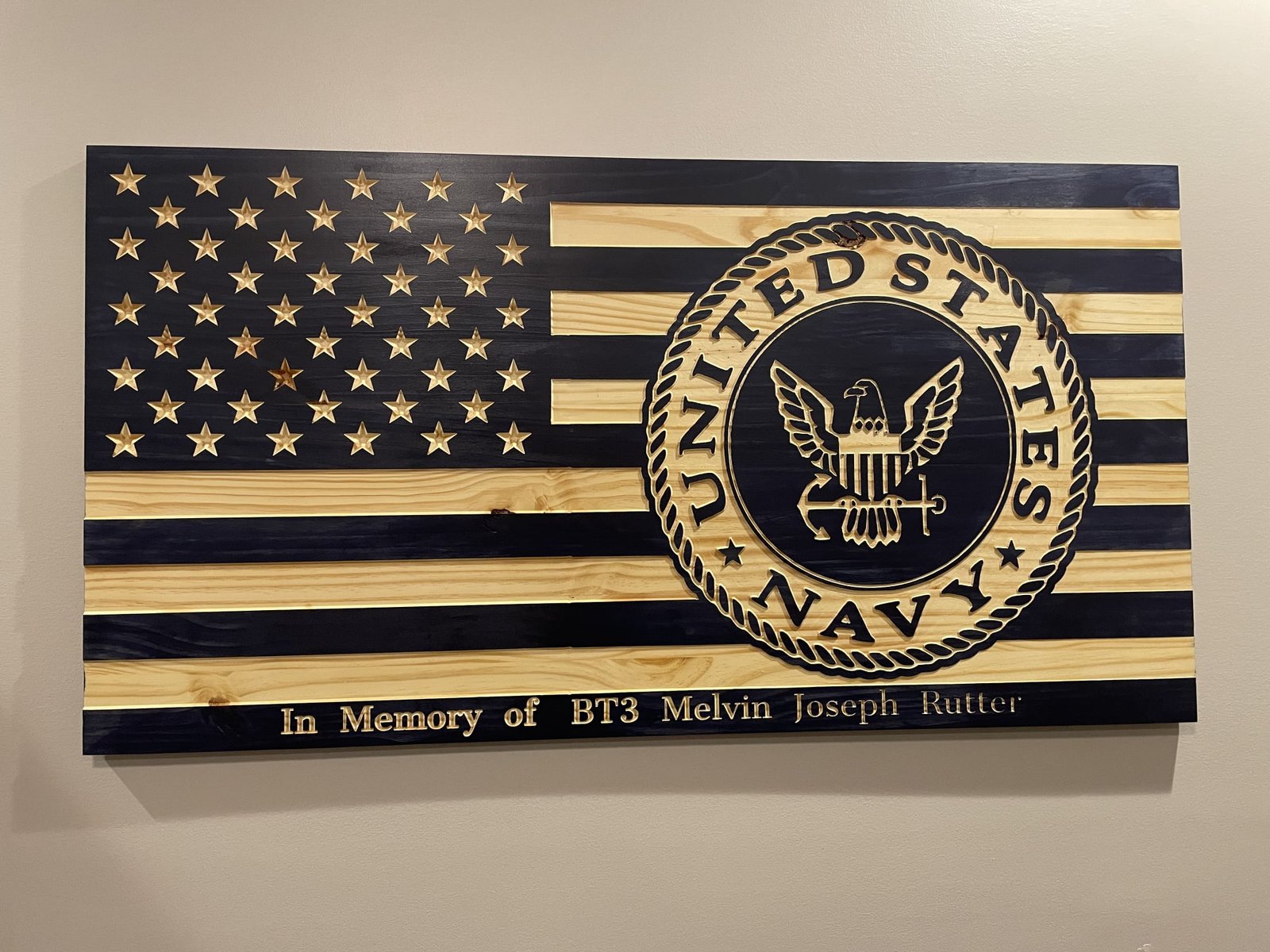 Flag - Navy American Flag - Navy - Image 1