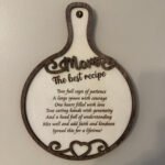Mom's Best Recipe Sign
