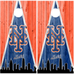 New York Mets Cornhole Board Set - Theme 1