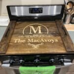 Noodle Board - Monogram Arch and Last Name