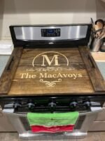 Noodle Board - Monogram Arch and Last Name