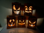 Rustic Pumpkin & Ghost Halloween Light Box - large - Image 2