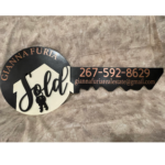 Realtor Closing Sign - Key Shaped - Image 2