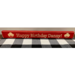 Custom Happy Birthday Shelf Sitter