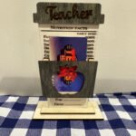 Teacher Nutrition Facts Gift Card Holder/Display