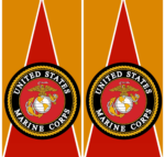US Marines/Semper Fi Cornhole Board Set - Theme 3
