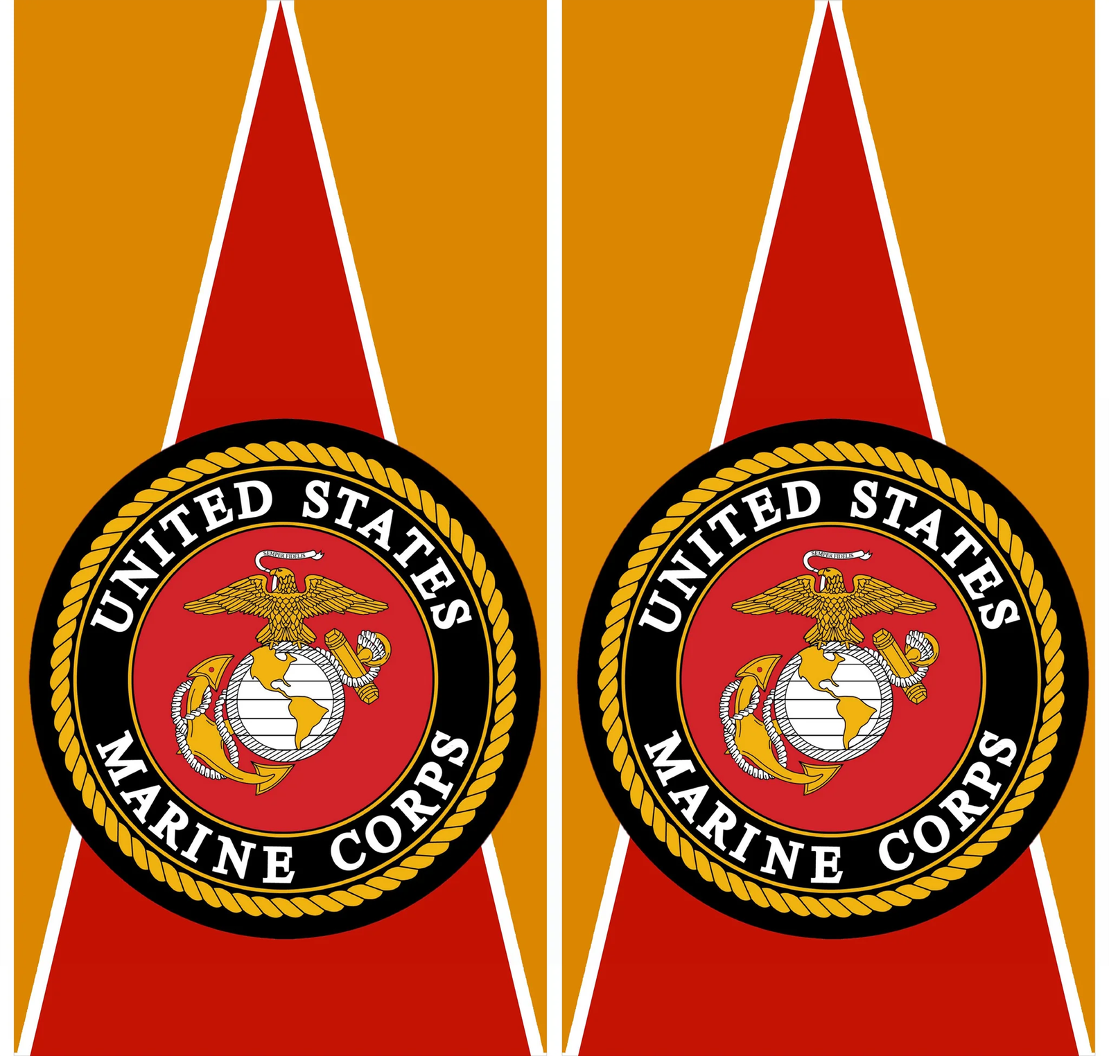 USMC US Marines/Semper Fi Cornhole Board Set - Theme 3 - Image 1