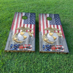 US Marines/Semper Fi Cornhole Board Set - Theme 4