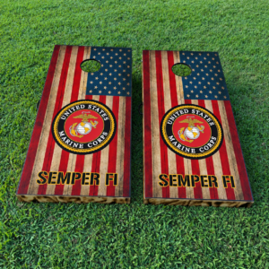 US Marines/Semper Fi Cornhole Board Set - Theme 5