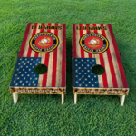 US Marines/Semper Fi Cornhole Board Set - Theme 5 - Image 2